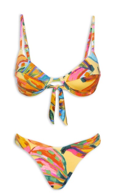 Biquíni Meia Taça Cor De Banana Farm Ref 11862