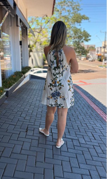 Vestido Curto Floral Penelope Farm Ref 14859