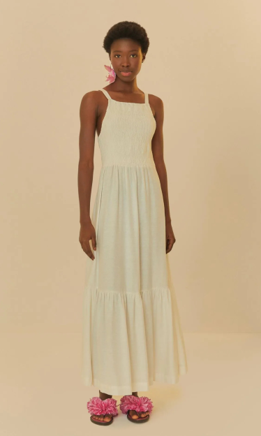 Vestido Maria Lastex Farm 