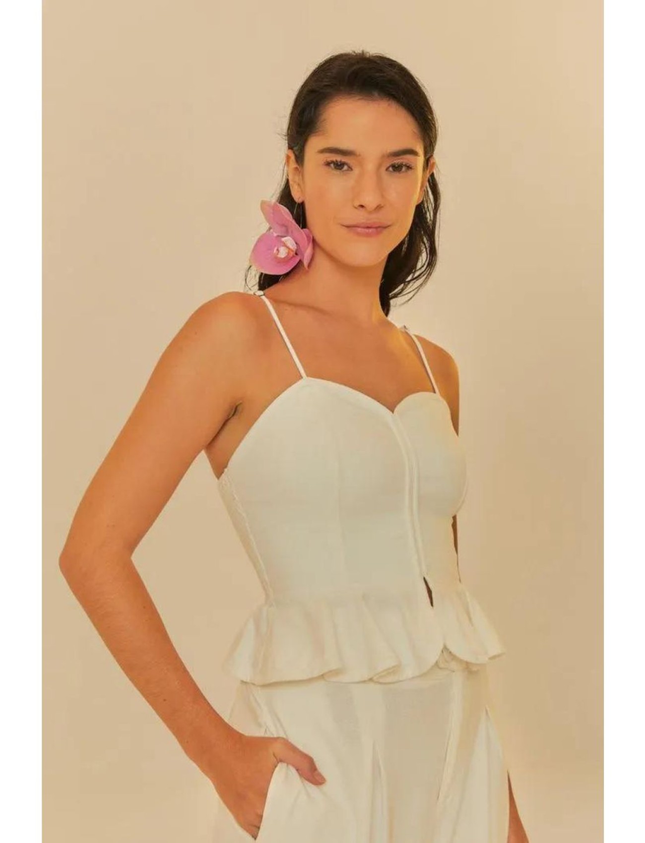 Blusa Peplum Corselet Farm