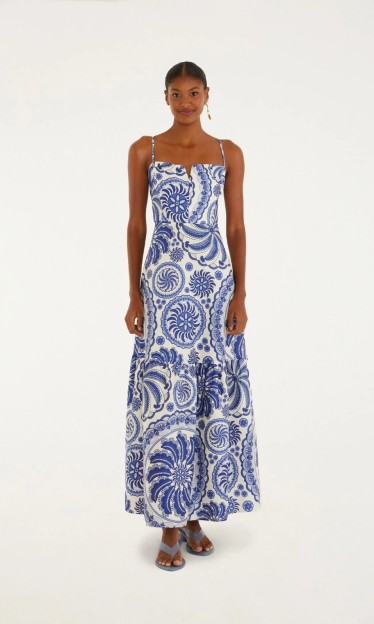 Vestido Longo Delicadeza De Banana Ref 15567
