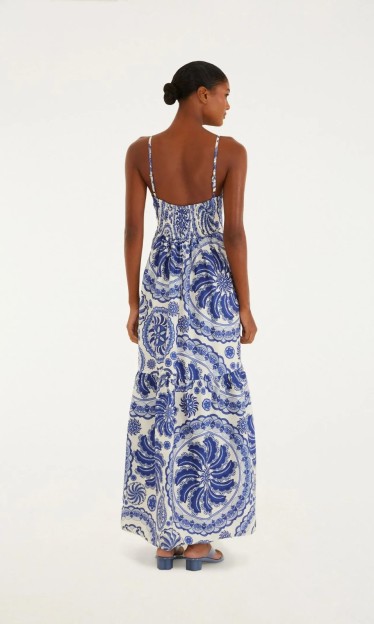 Vestido Longo Delicadeza De Banana Ref 15567