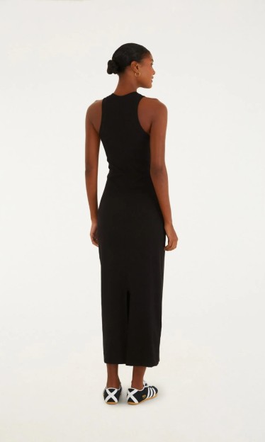 Vestido Midi Rib Maxi Flor Farm Ref 15789