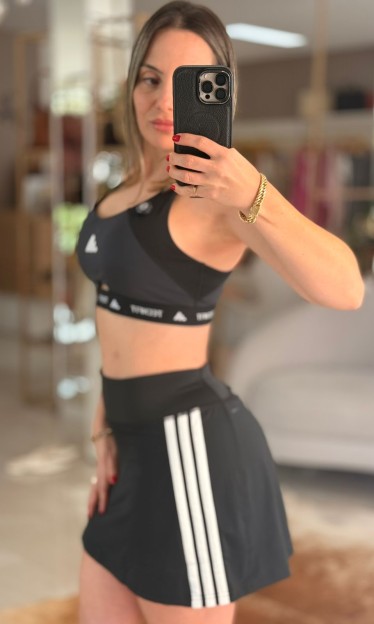 Top Techfit Preto Adidas Ref 16834