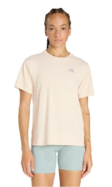 Camiseta Adidas Adi365 Running Essentials Feminino Bege Ref 16934