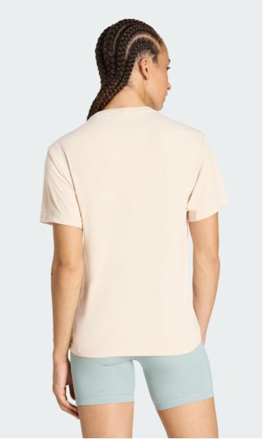 Camiseta Adidas Adi365 Running Essentials Feminino Bege Ref 16934