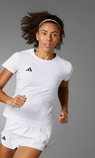 Camiseta Corrida Adizero Essentials Adidas Branca Ref 16781