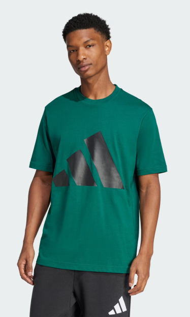 Camiseta Adidas Essentials Big Logo Verde Ref 13126