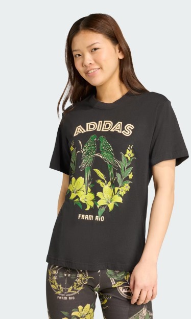 Camisa Farm Tee Preta Adidas Ref 15940