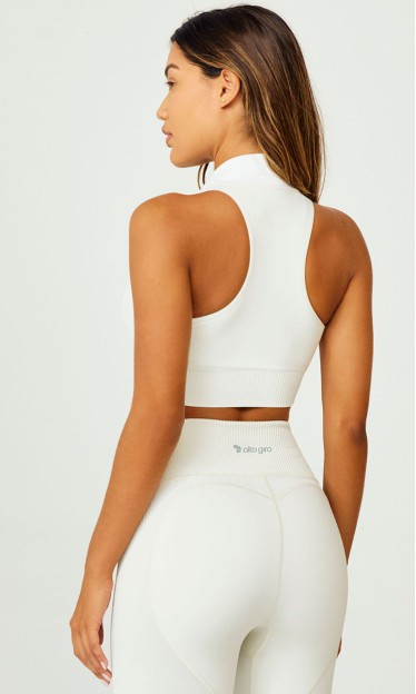 Top Com Gola Seamless Off White