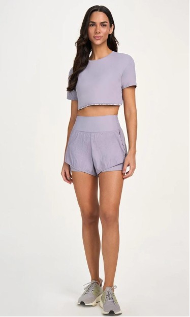 Shorts Sobreposto Com Bolsos No Cos Alto Giro ref 13771