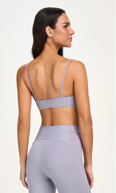 Top Alças Finas Alto Giro Com Elástico Personalizado Ref 13786 