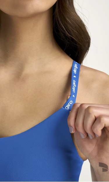 Top Elástico Personalizado Alto Giro Azul Ref. 13826 