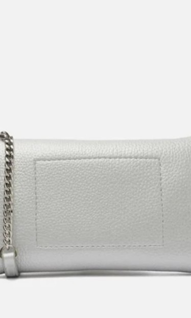 Bolsas Pequena Sintéticos Arezzo Metalizado Prata  Ref 13340