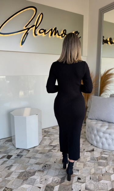 Vestido Lara Preto L'Atelier Ref 13993