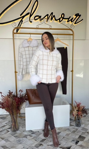 Casaco Leila Off White L'Atelier Ref 13697