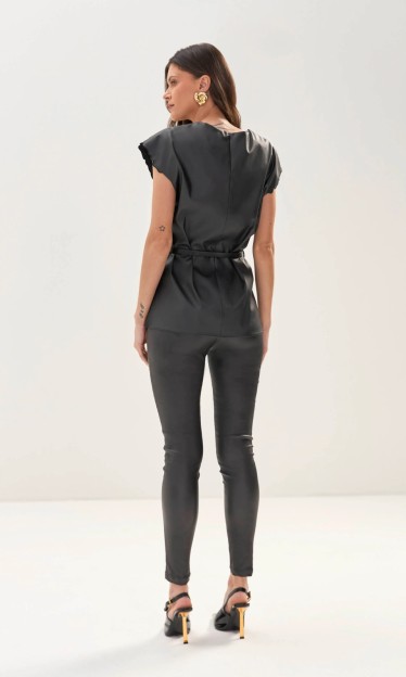 Calça Skinny Preta Carlota Costa Ref 14693