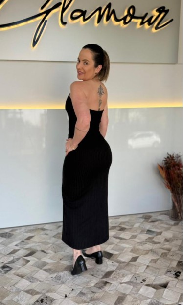 Vestido Basic Preto Carlota Costa Ref 14973
