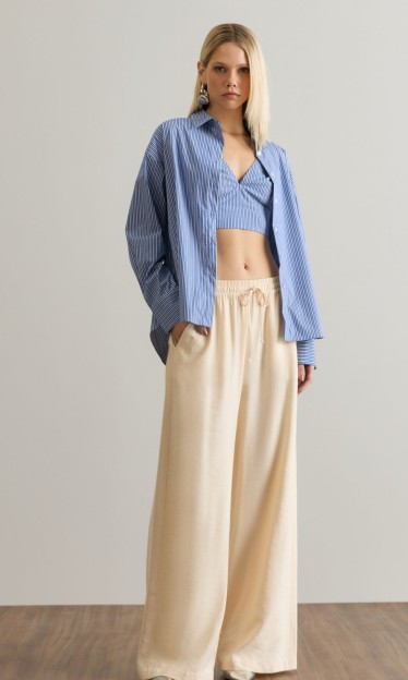Camisa com mangas longas com top Carlota Costa Ref 13390