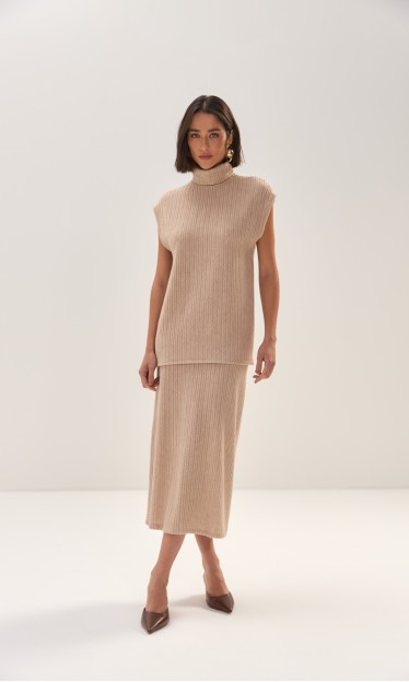 Saia midi básica Carlota Costa Ref 13329