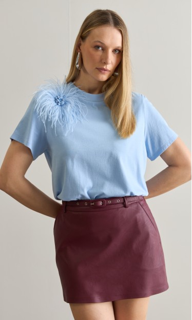 T-Shirt bordada Carlota Costa Ref 13304