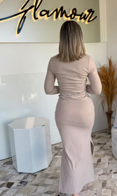 Vestido Canelado Carlota Costa Ref 14151