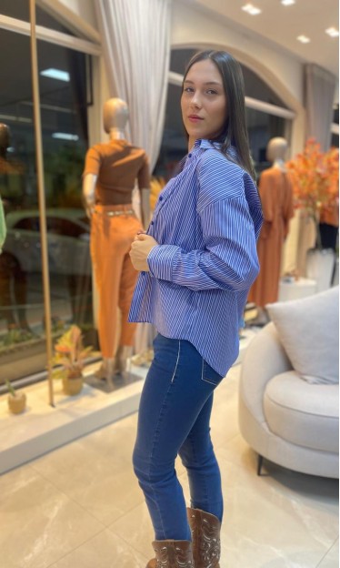 Camisa com mangas longas com top Carlota Costa Ref 13390