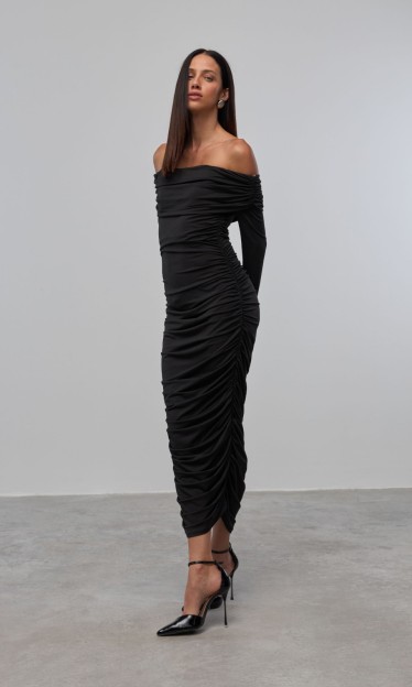Vestido Drapeado Carlota Costa Ref 15266