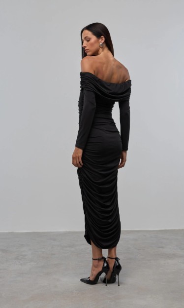 Vestido Drapeado Carlota Costa Ref 15266