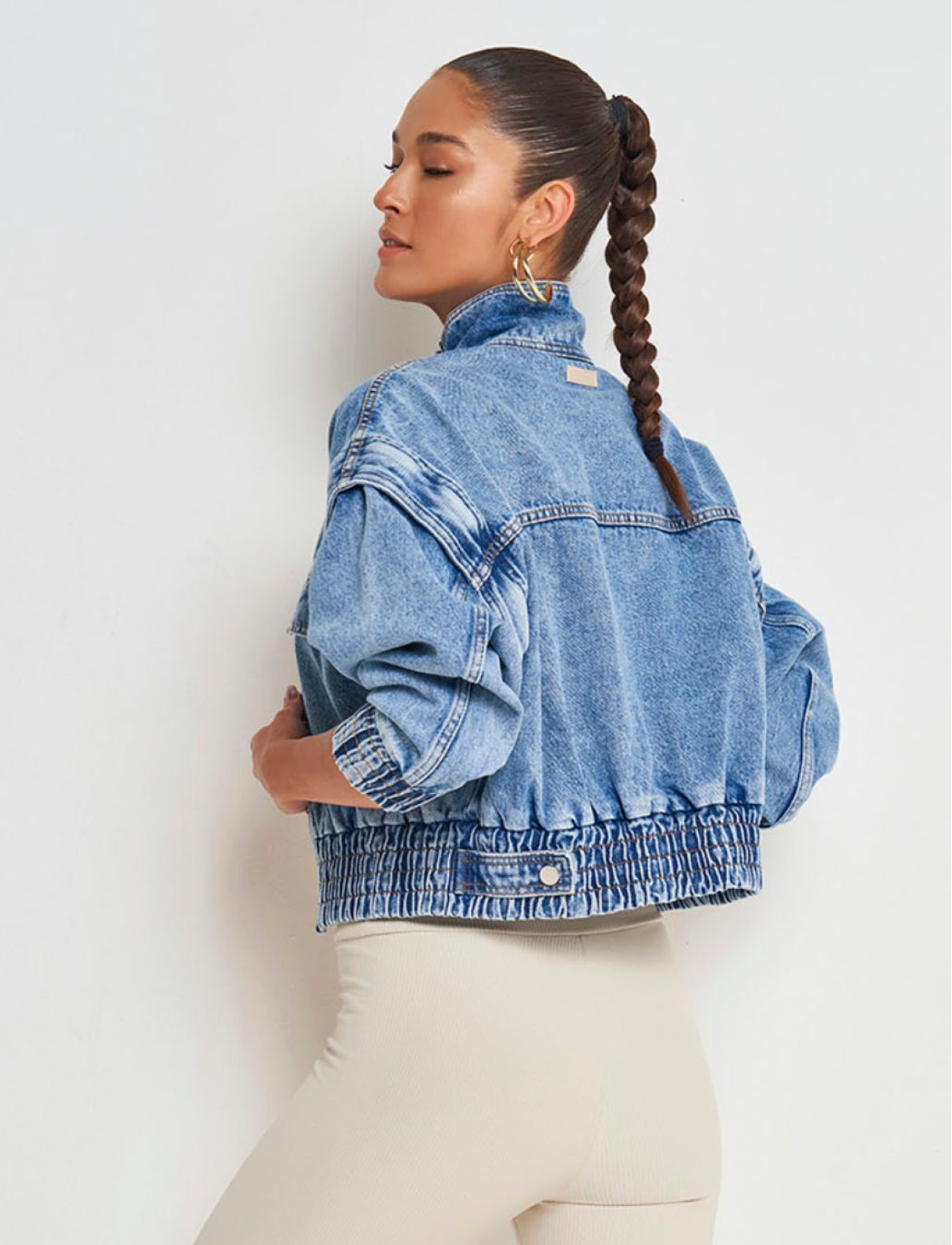 Jaqueta Jeans Com Manga Removível Sport Style
