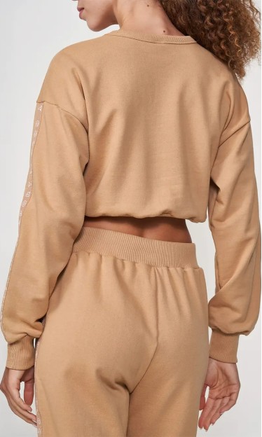 Blusão Moletom Colcci Bege Biscotti Ref 14556