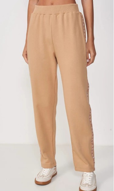 Calça Moletom Bege Biscotti Colcci Ref 14582