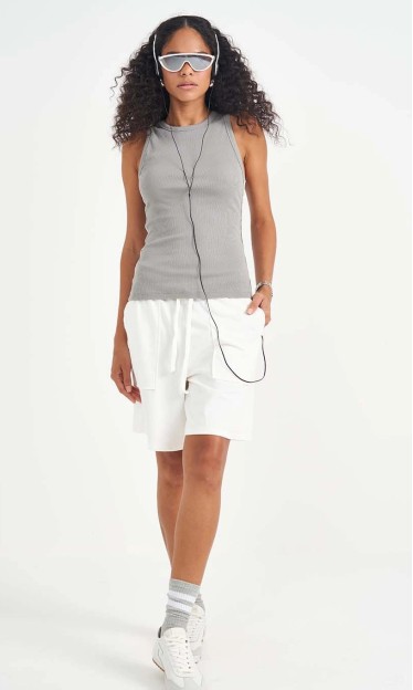 Regata Canelada Cinza Urban Colcci Ref 15476