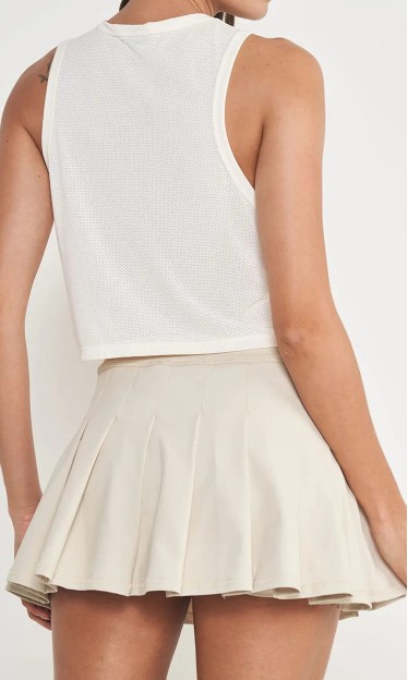 Blusa cropped Colcci off shell Ref 3874