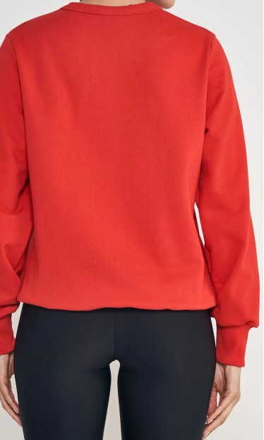 Blusao moletom Colcci vermelho Ref 13424