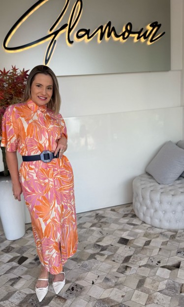 Camisa Longa Estampada Sport Sunset