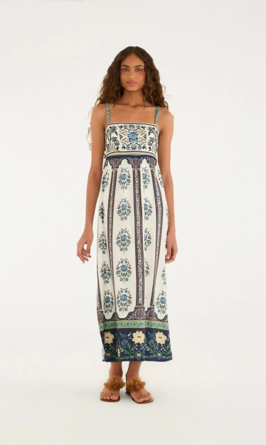 Vestido Cropped Sem Manga Manoela Farm Ref 15143