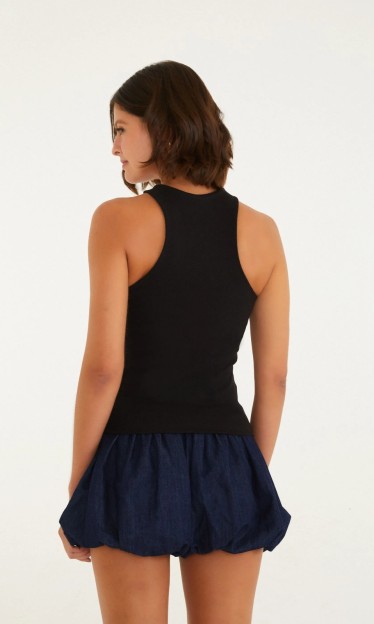 Regata Maxi Flor Preta Farm Ref 15150