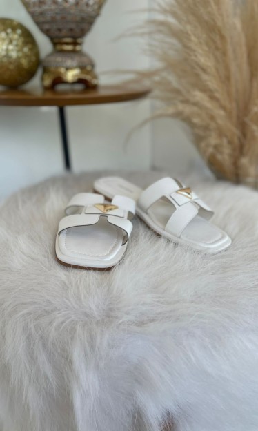 Rasteira H Com Enfeite Lança Perfume Ref 15259