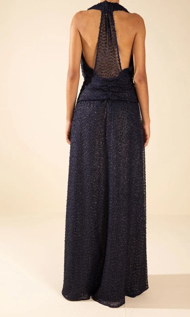 Vestido Solto Decote V Sem Manga Longo Morena Rosa Ref 15062