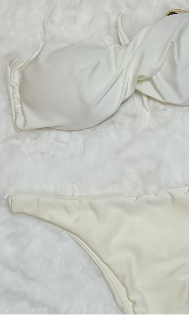 Biquini Tomara Que Caia Com Torção Off Morena Rosa Ref 8499