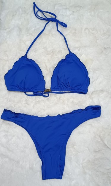 Biquíni Cortininha Detalhe Passante Morena Rosa Ref 10646