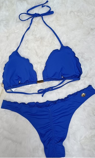 Biquíni Cortininha Detalhe Passante Morena Rosa Ref 10646