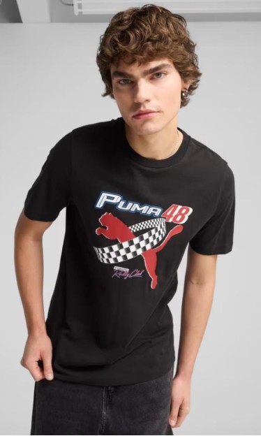 Camiseta M/C graphics Puma moto tee blac Ref 13477