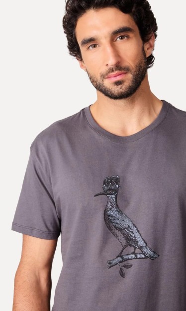 Camiseta Estampa Pica Pau Westerm Reserva Ref 13649