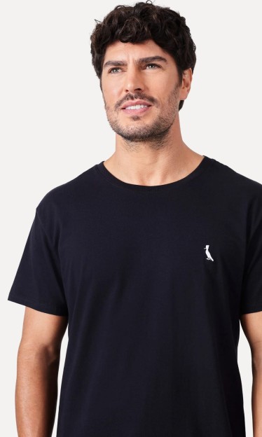 Camiseta Regular Vento Preta Reserva Ref 9398