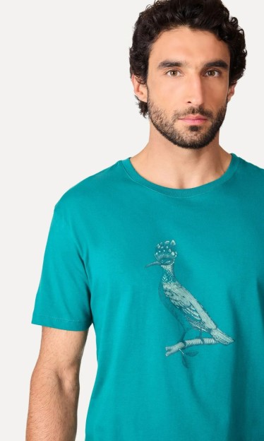Camiseta Estampa Pica Pau Verde Westerm Reserva Ref 13649