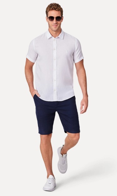 Camisa Mc Linho Pienza Reserva Ref 15111