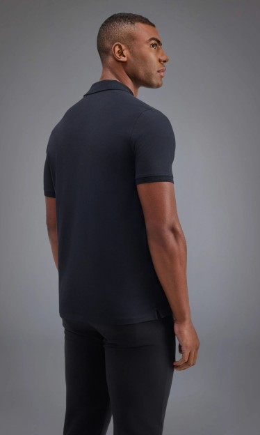 Polo Piquet Patch Tricolor Reserva Preto Ref 16531