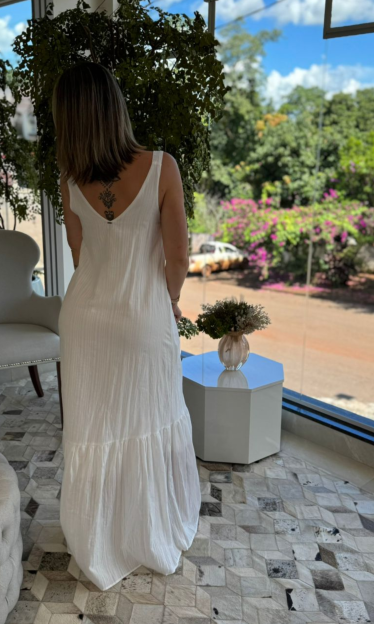 Vestido Amplo Sommer Off Shell 
